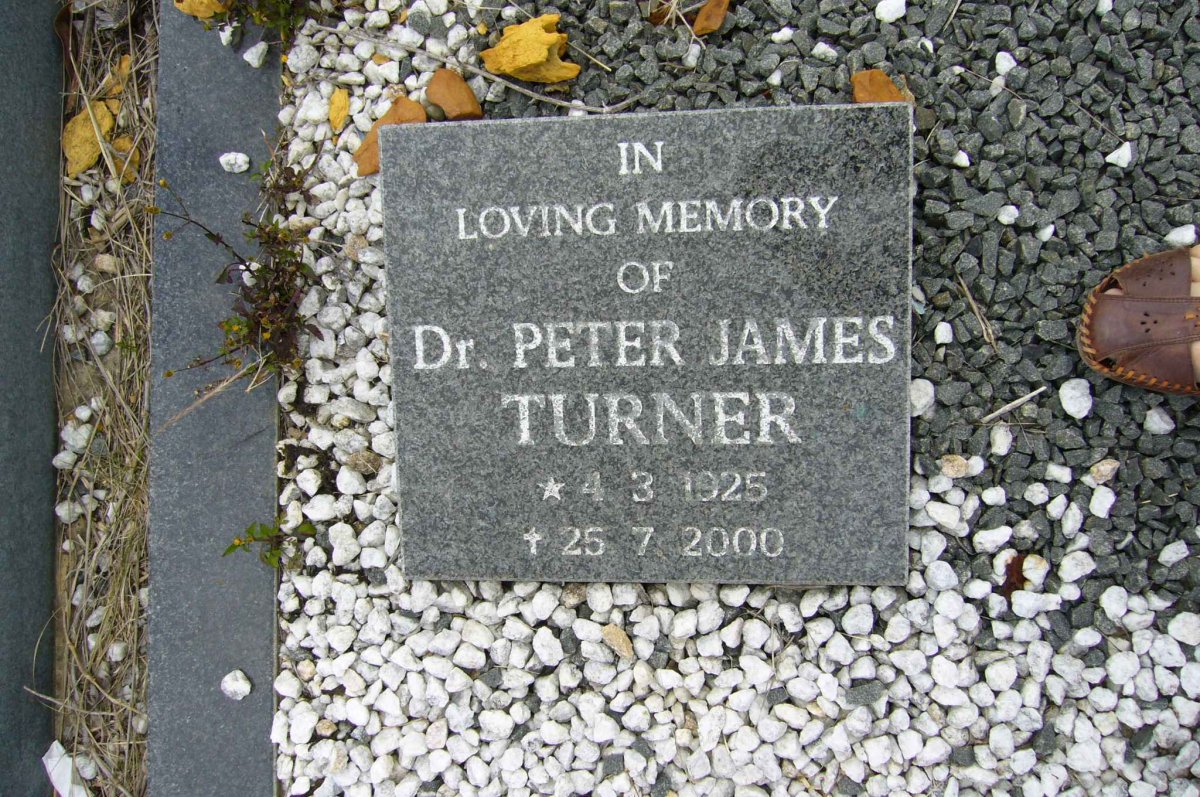TURNER Peter James 1925-2000