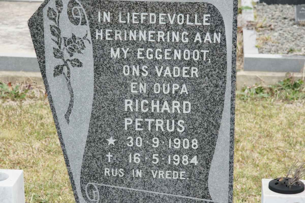 TERBLANCHE Richard Petrus 1908-1984