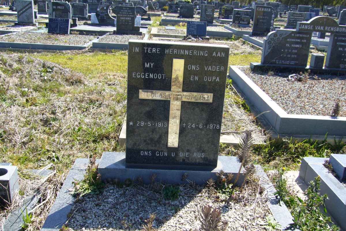 VISAGIE Lucas C.A. 1913-1978