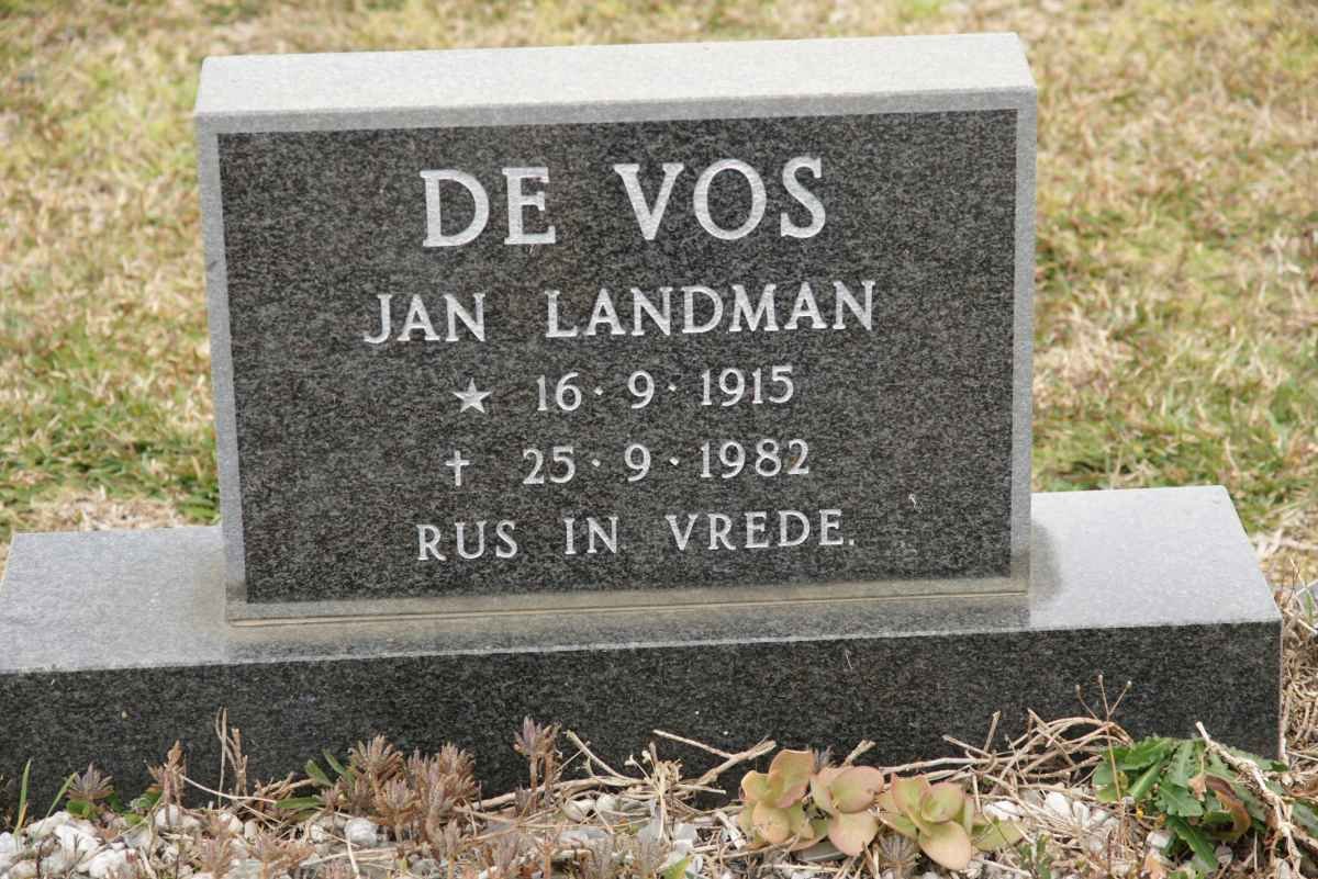 VOS Jan Landman, de 1915-1982