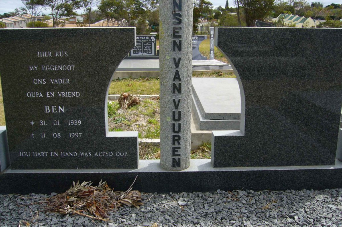VUUREN Ben, jansen van 1939-1997