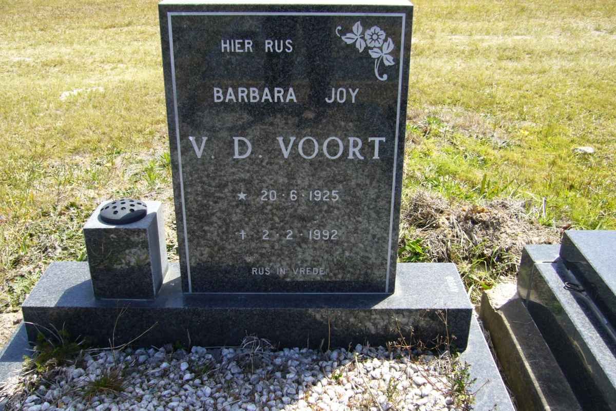 VOORT Barbara Joy, v.d. 1925-1992