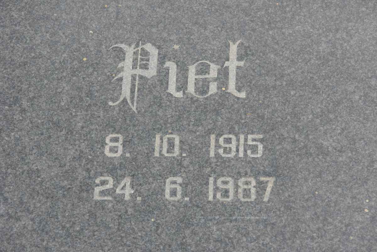 VERMAAK Piet 1915-1987