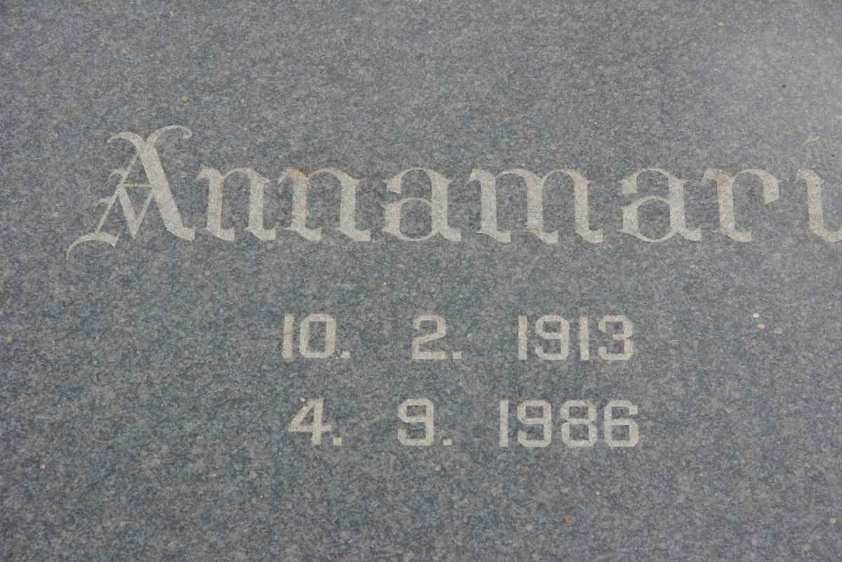 VERMAAK Annamari 1913-1986