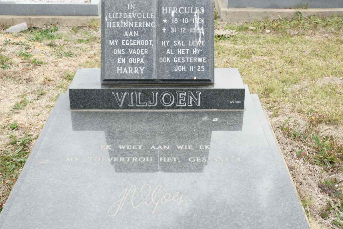 VILJOEN Hercules 1931-1985