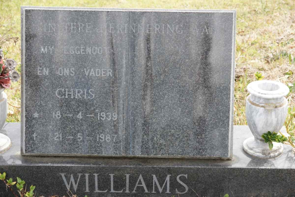 WILLIAMS Chris 1939-1987