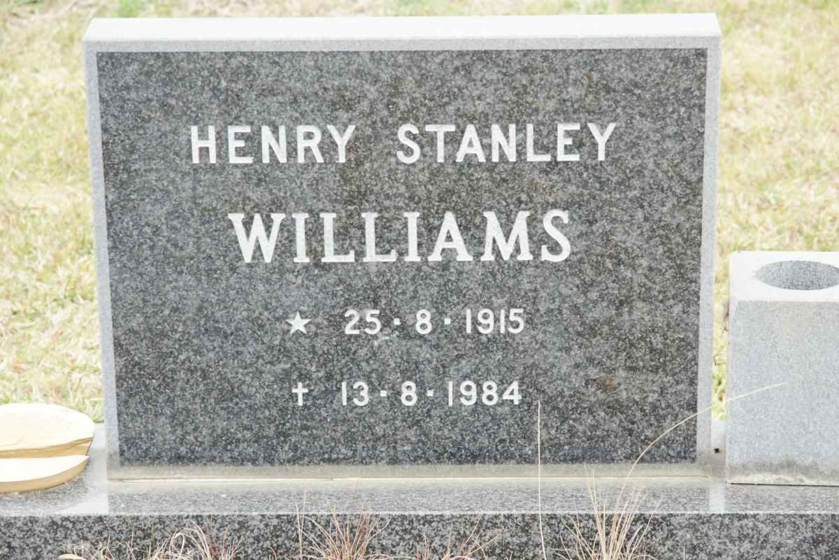 WILLIAMS Henry Stanley 1915-1984