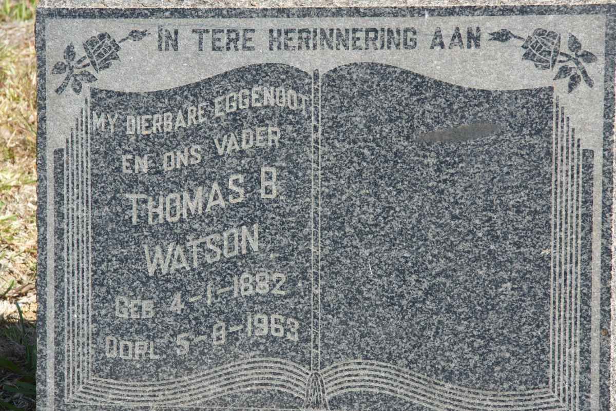 WATSON Thomas B. 1882-1963