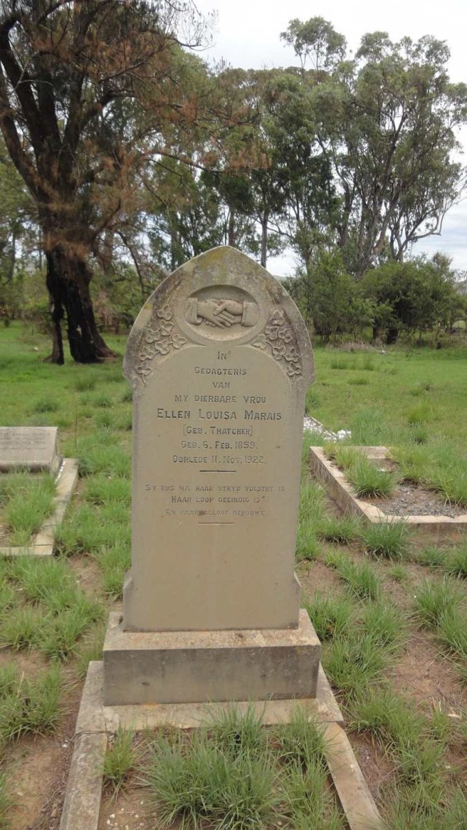 MARAIS Ellen Louisa nee THATCHER 1859-1922
