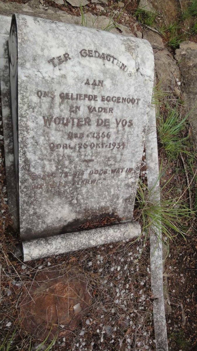 VOS Wouter, de 1866-1934