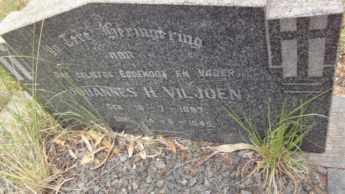 VILJOEN Johannes H. 1897-1945