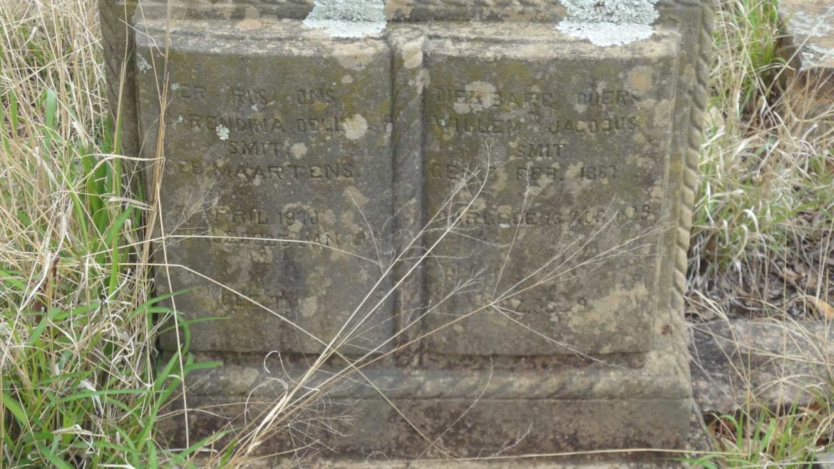 SMIT Willem Jacobus 1867-1929 &amp; Barendina Delina MAARTENS 187?-19??