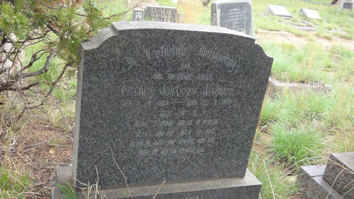 BILJON Petrus Johannes Jakobus, van 1883-1959