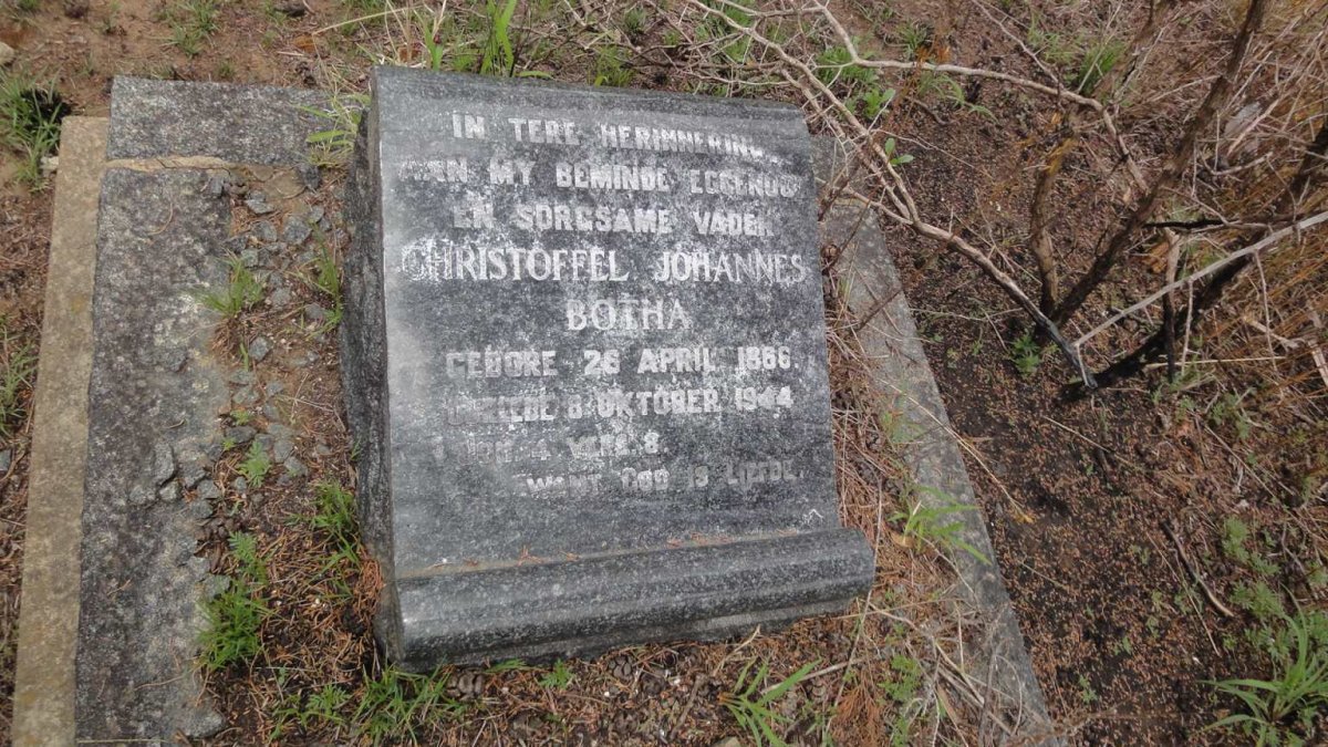 BOTHA Christoffel Johannes 1866-1944 :: BOTHA Levina 1907-1921