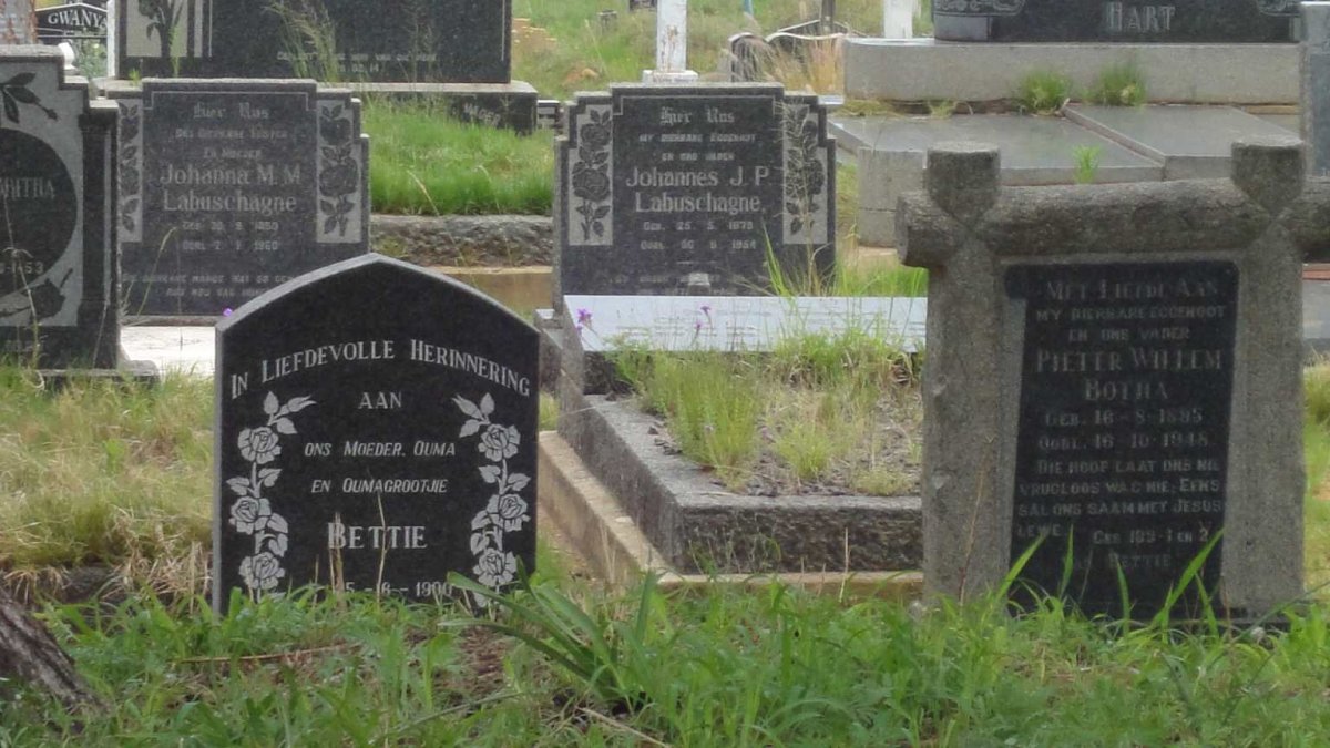 BOTHA Pieter Willem 1895-1945 &amp; Bettie 1900-
