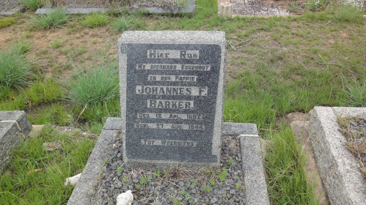 BARKER Johannes F. 1897-1944