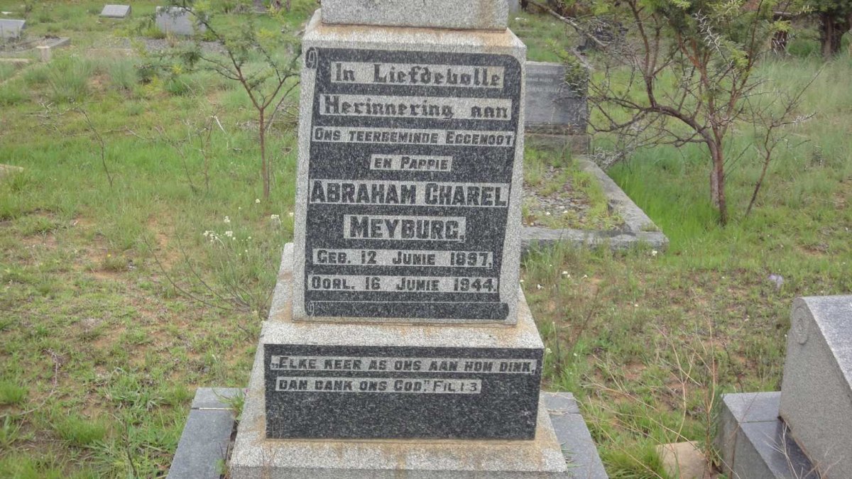 MEYBURG Abraham Charel 1897-1944
