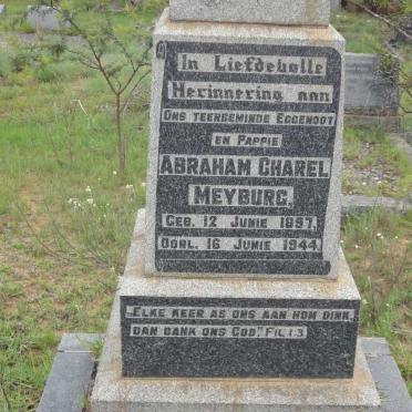 MEYBURG Abraham Charel 1897-1944