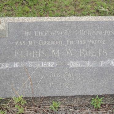 ROETS Floris M.W. 1892-1960