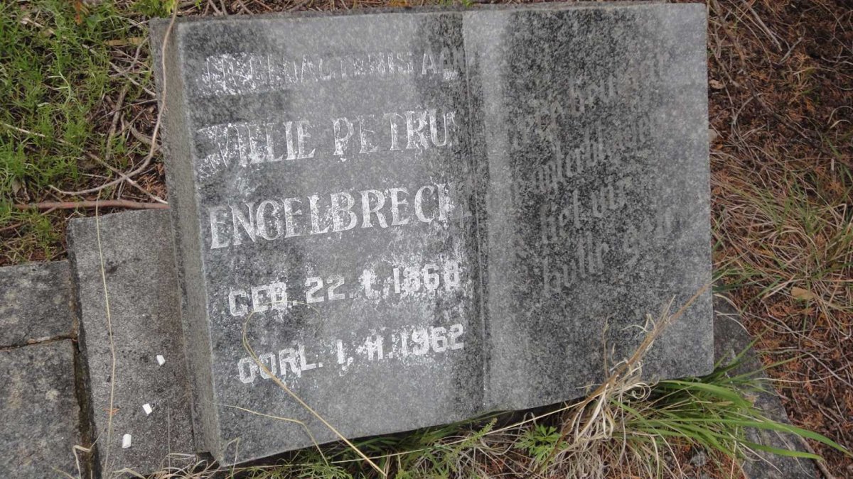 ENGELBRECHT Willie Petrus 1868-1962