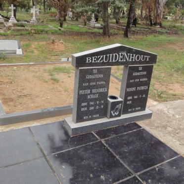BEZUIDENHOUT Pieter Hendrik Schalk 1942-2008 &amp; Nonini Patricia 1945-