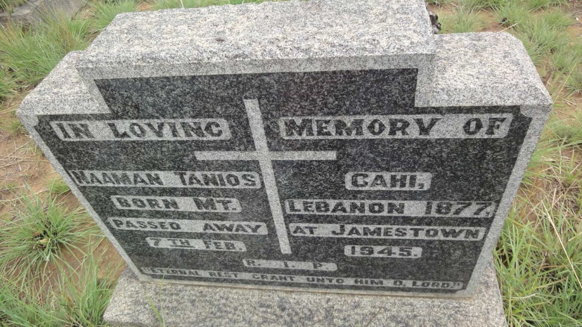 CAHI Naaman Tanios 1877-1945