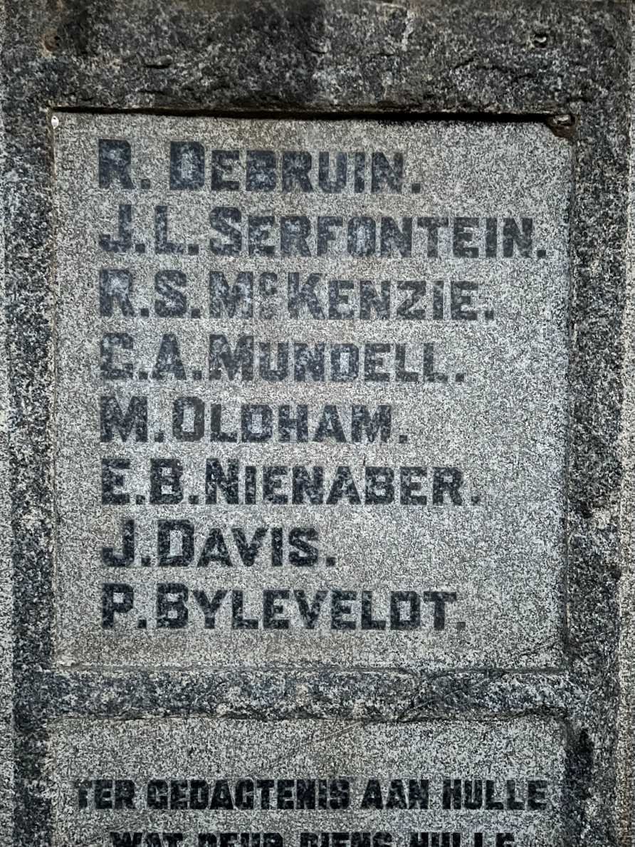 5. Name list - WWI
