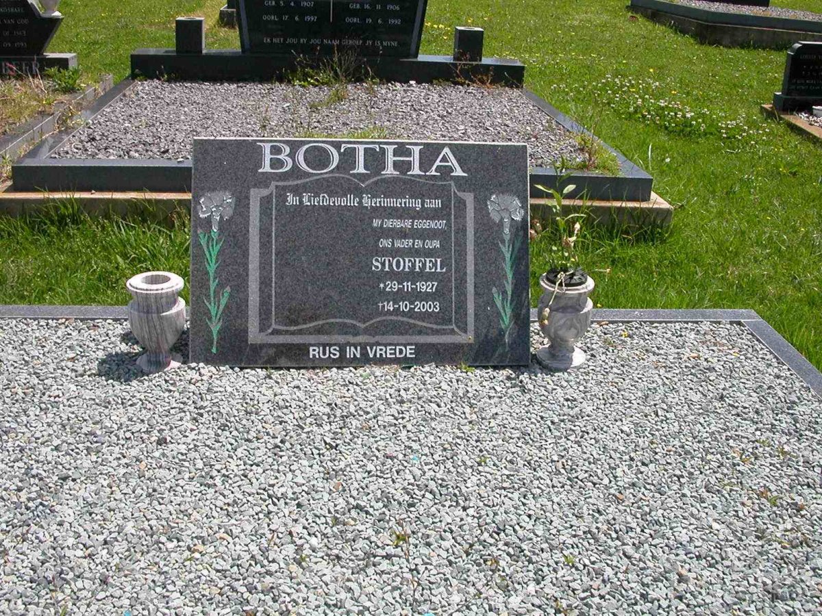 BOTHA Stoffel 1927-2003