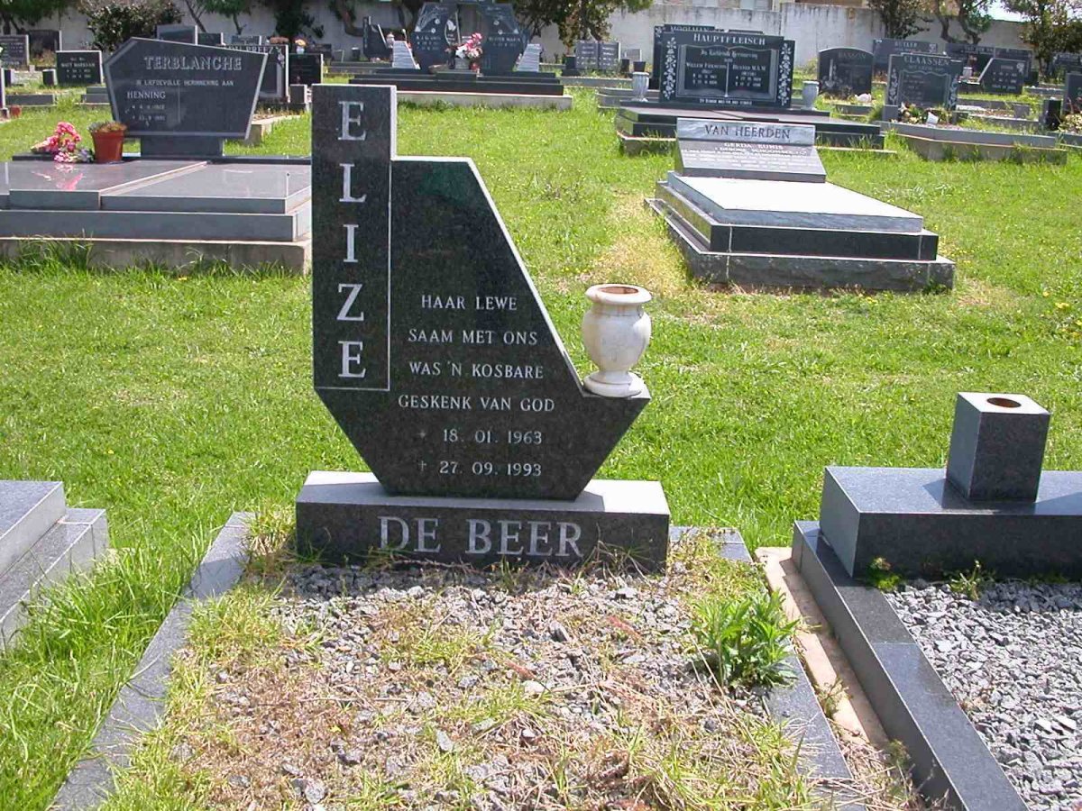 BEER Elize, de 1963-1993