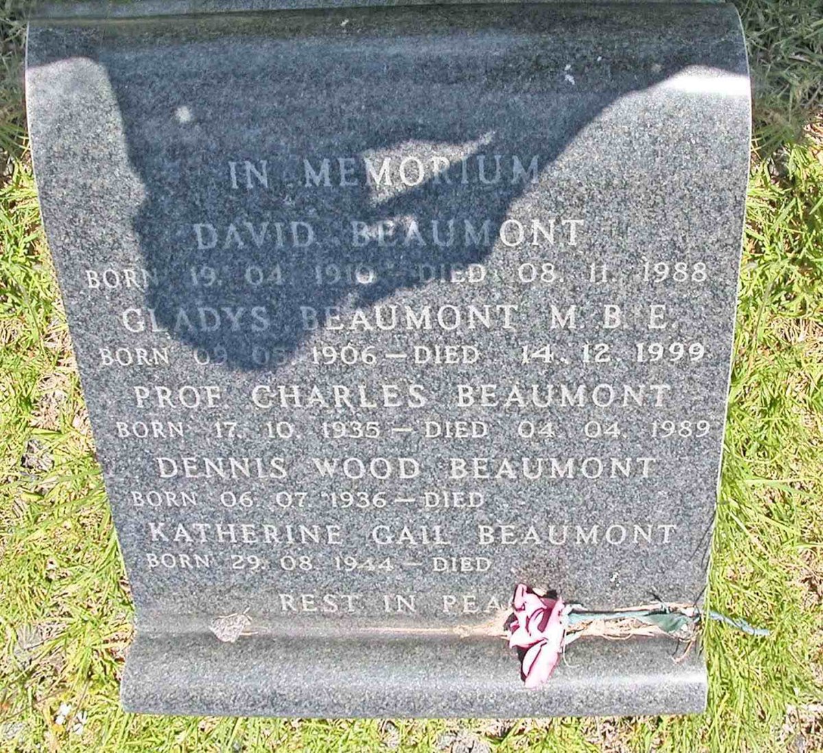 BEAUMONT Family Grave