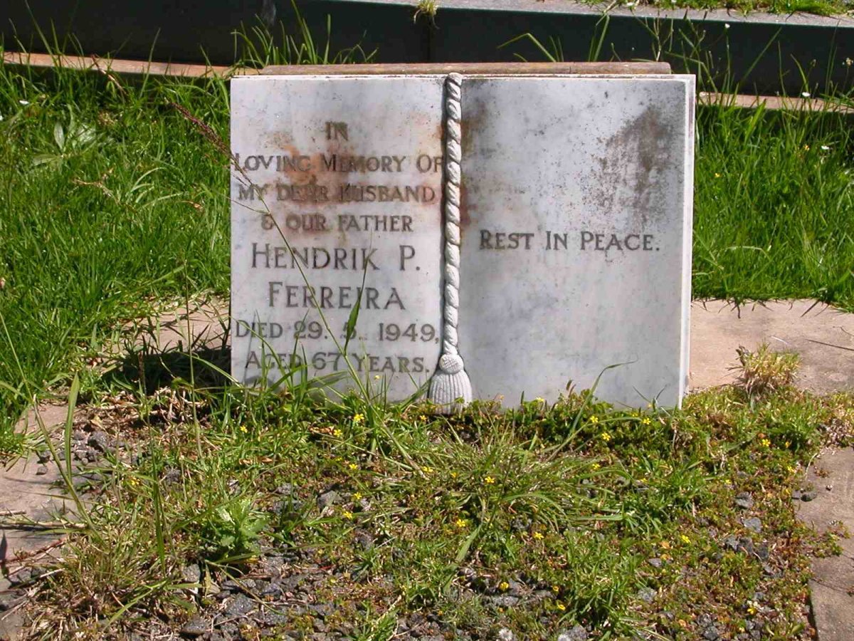 FERREIRA Hendrik P. -1949