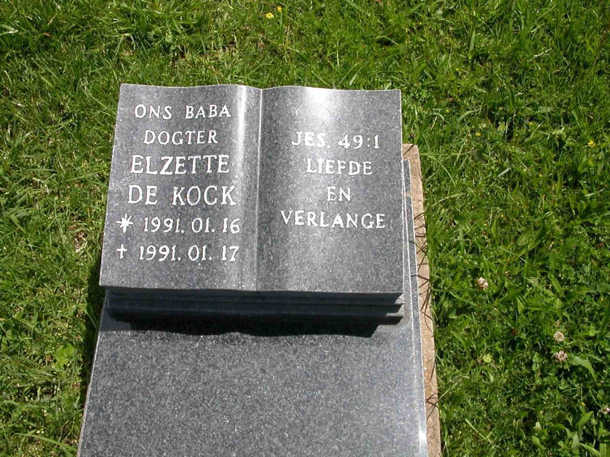 KOCK Elzette, de  1991-1991