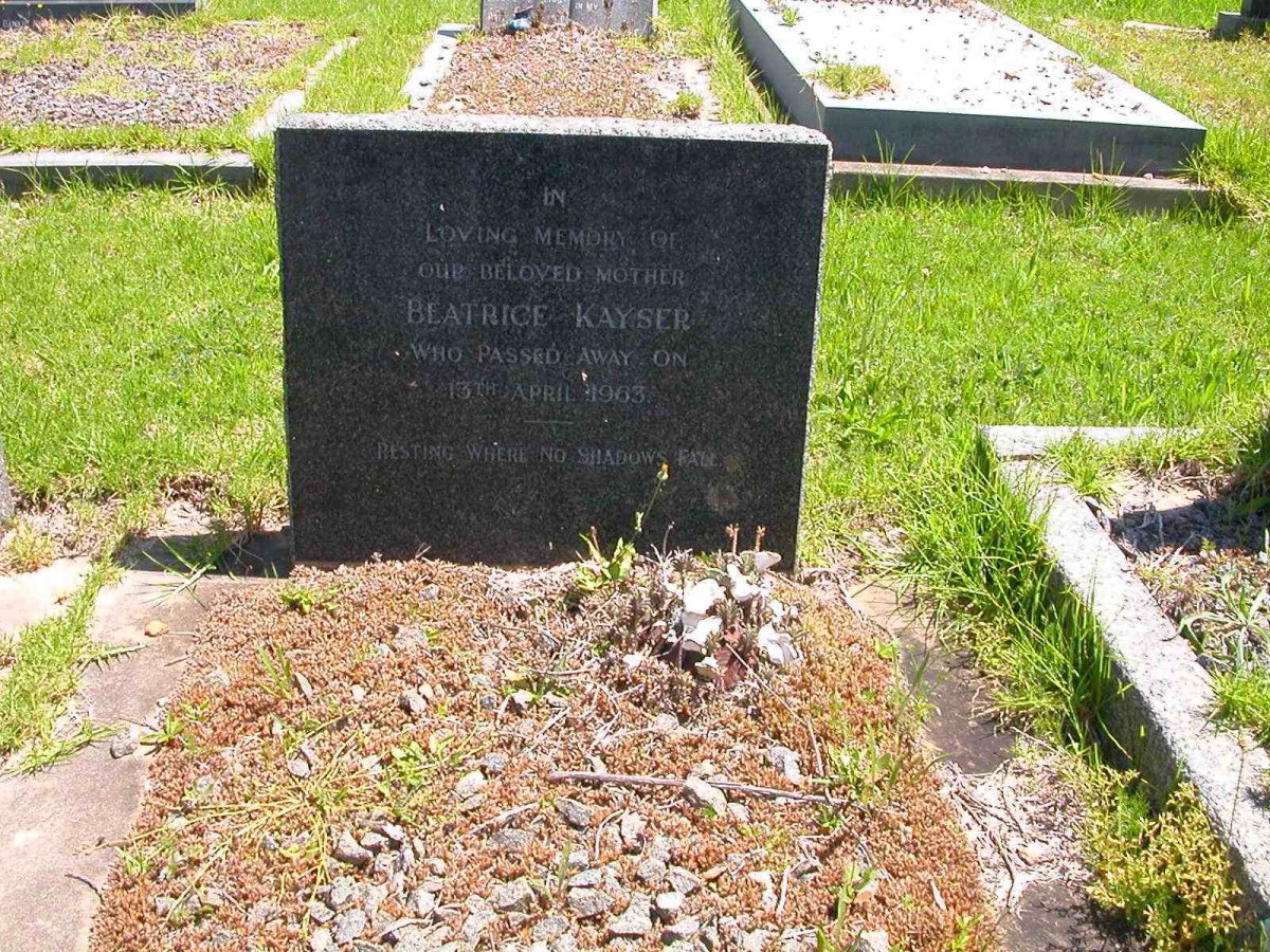 KAYSER Beatrice  -1963
