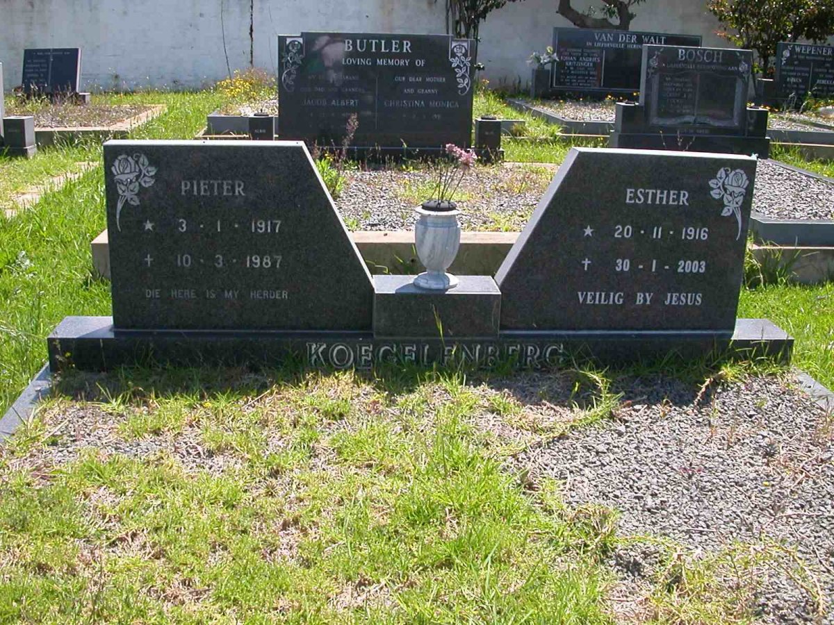 KOEGELENBERG Pieter 1917-1987 &amp; Esther 1916-2003