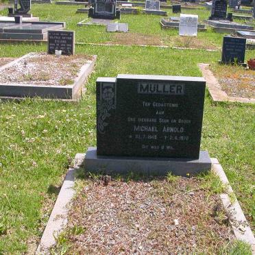 MULLER Michael Arnold 1948-1970