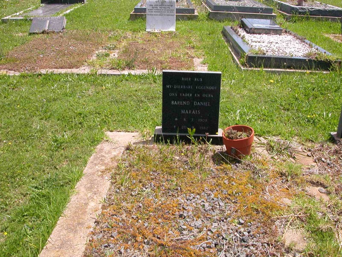 MARAIS Barend Daniel 1908-1982