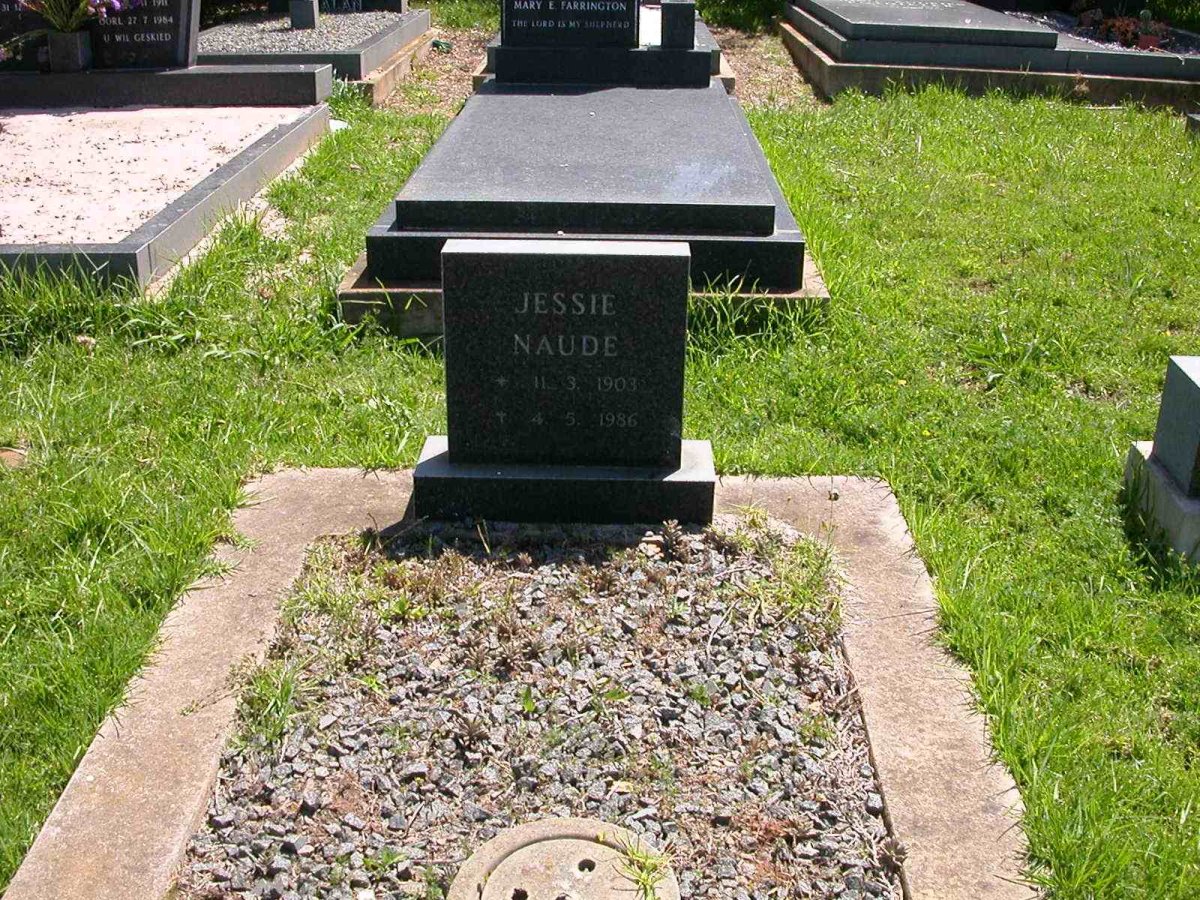 NAUDE Jessie 1903-1986