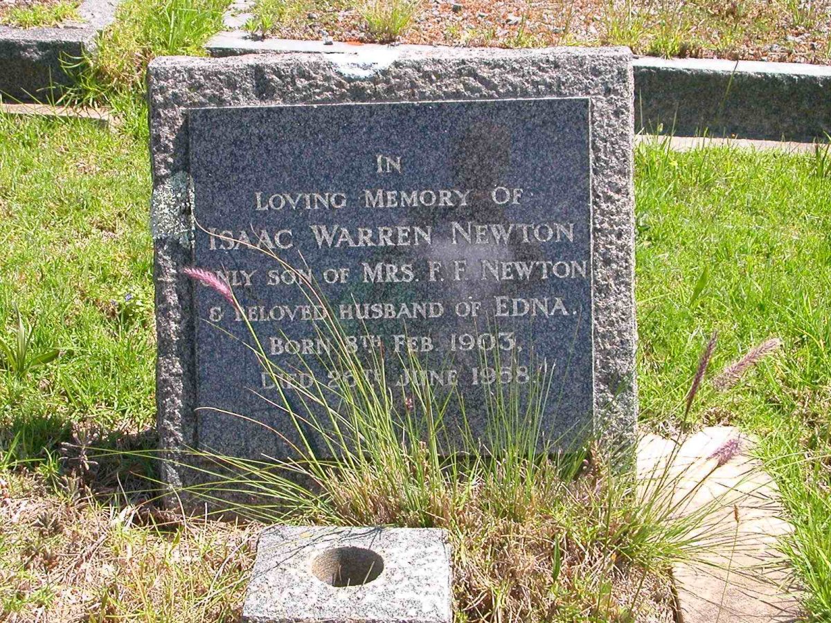 NEWTON Isaac Warren 1903-1958