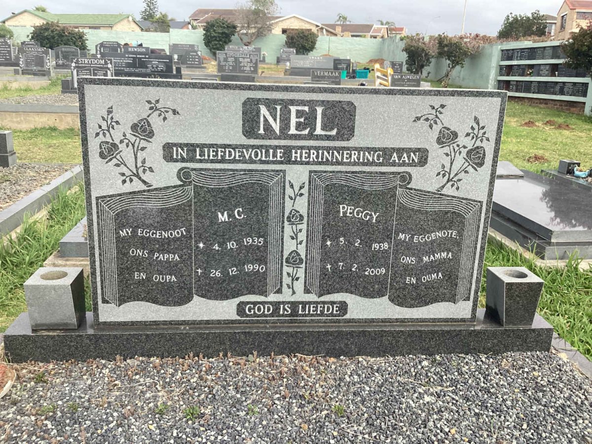 NEL M.C. 1935-1990 &amp; Peggy 1938-2009
