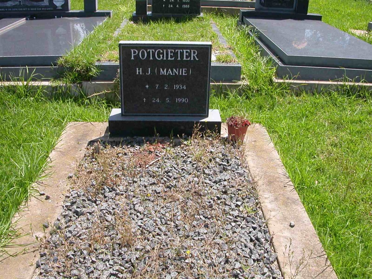 POTGIETER H.J. 1934-1990