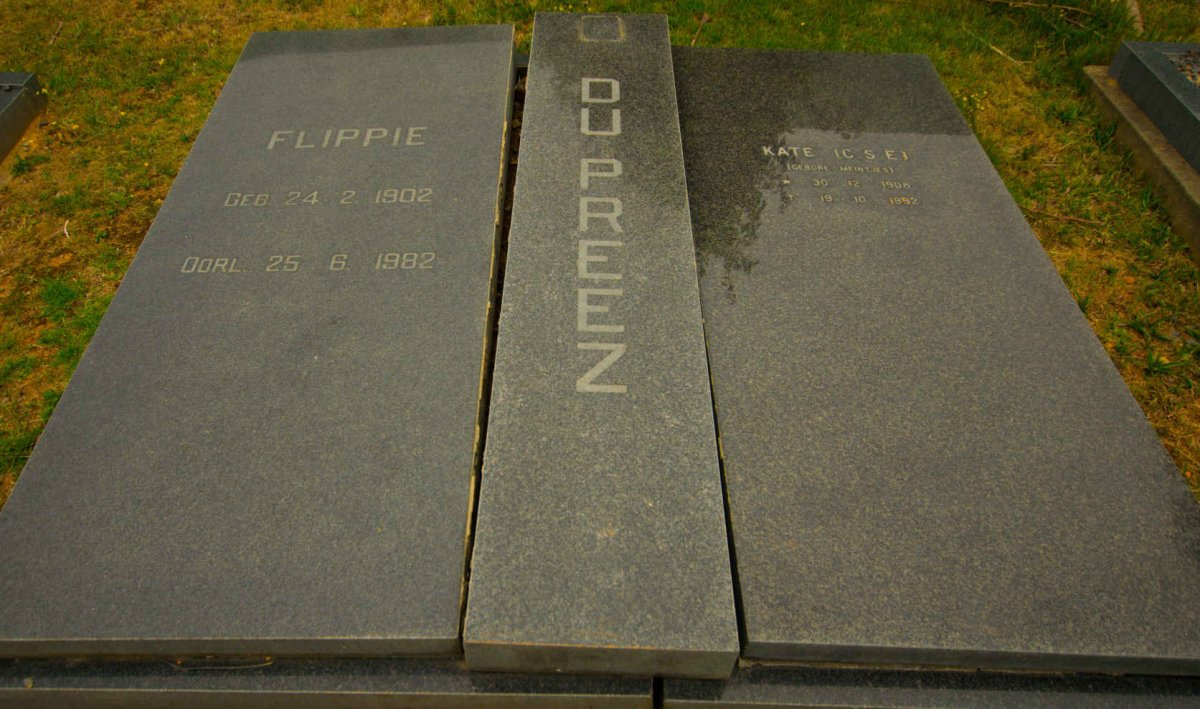 PREEZ Flippie, du 1902-1982 &amp; C.S.E. MEINTJES 1908-1992