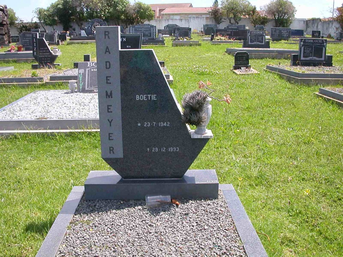 RADEMEYER Boetie 1942-1993