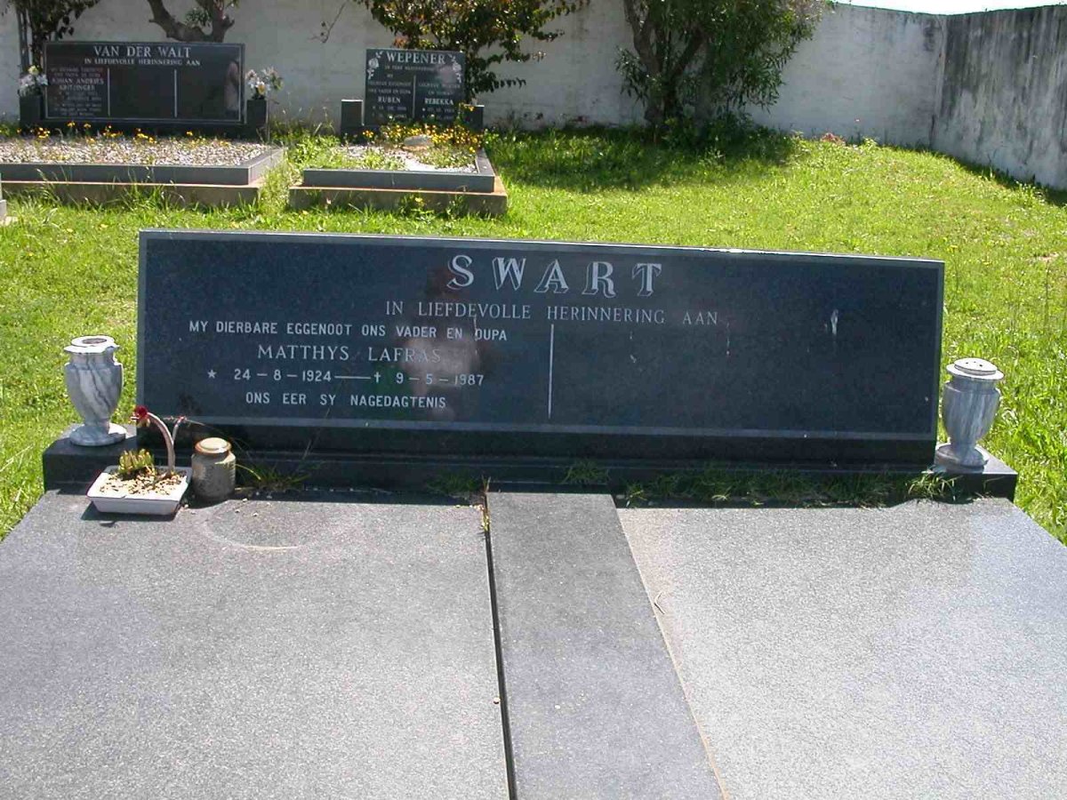 SWART Matthys Lafras 1924-1987