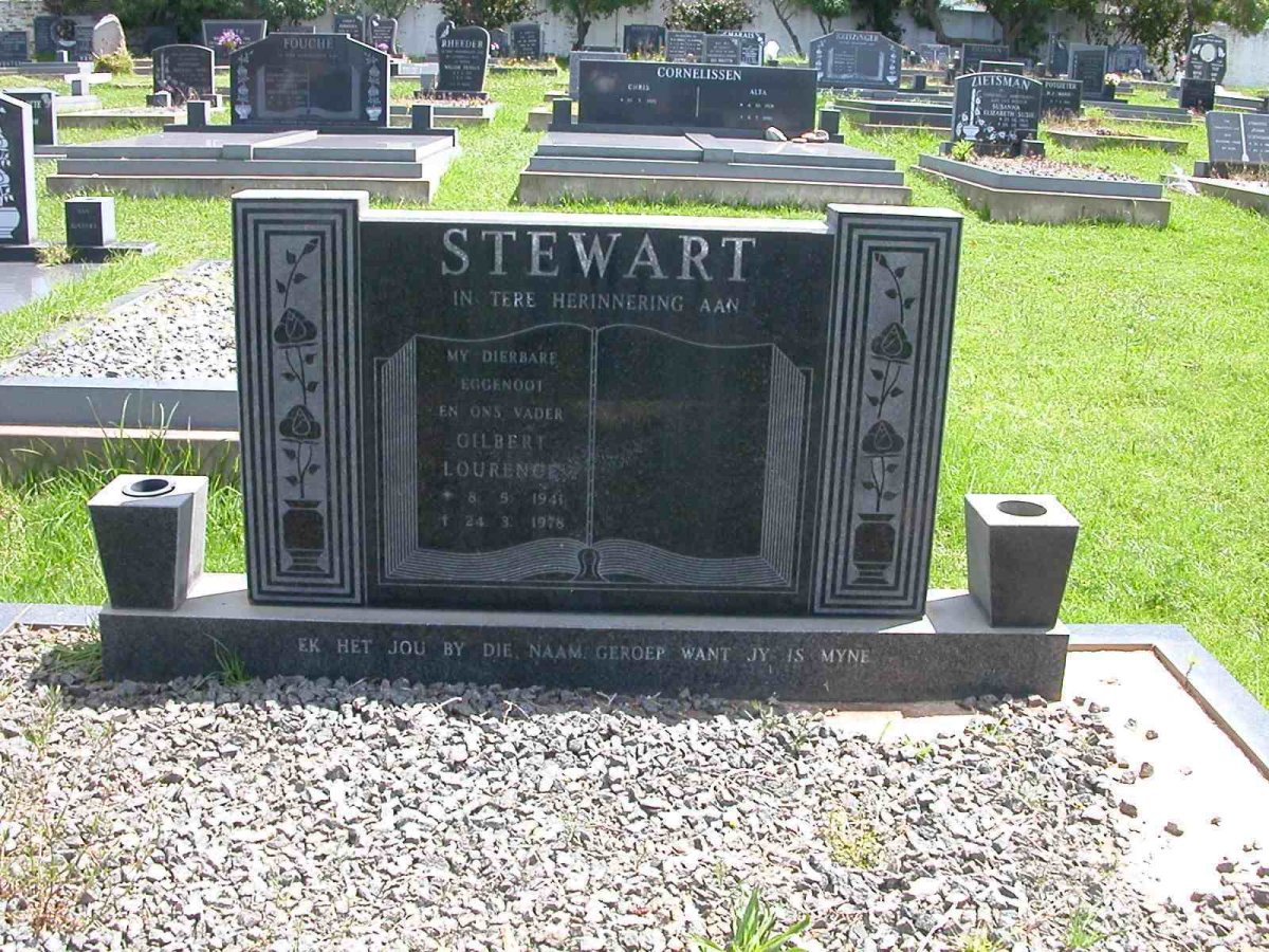 STEWART Gilbert Lourens 1941-1978