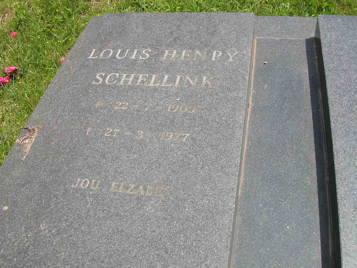 SCHELLINK Louis Henry 1905-1977