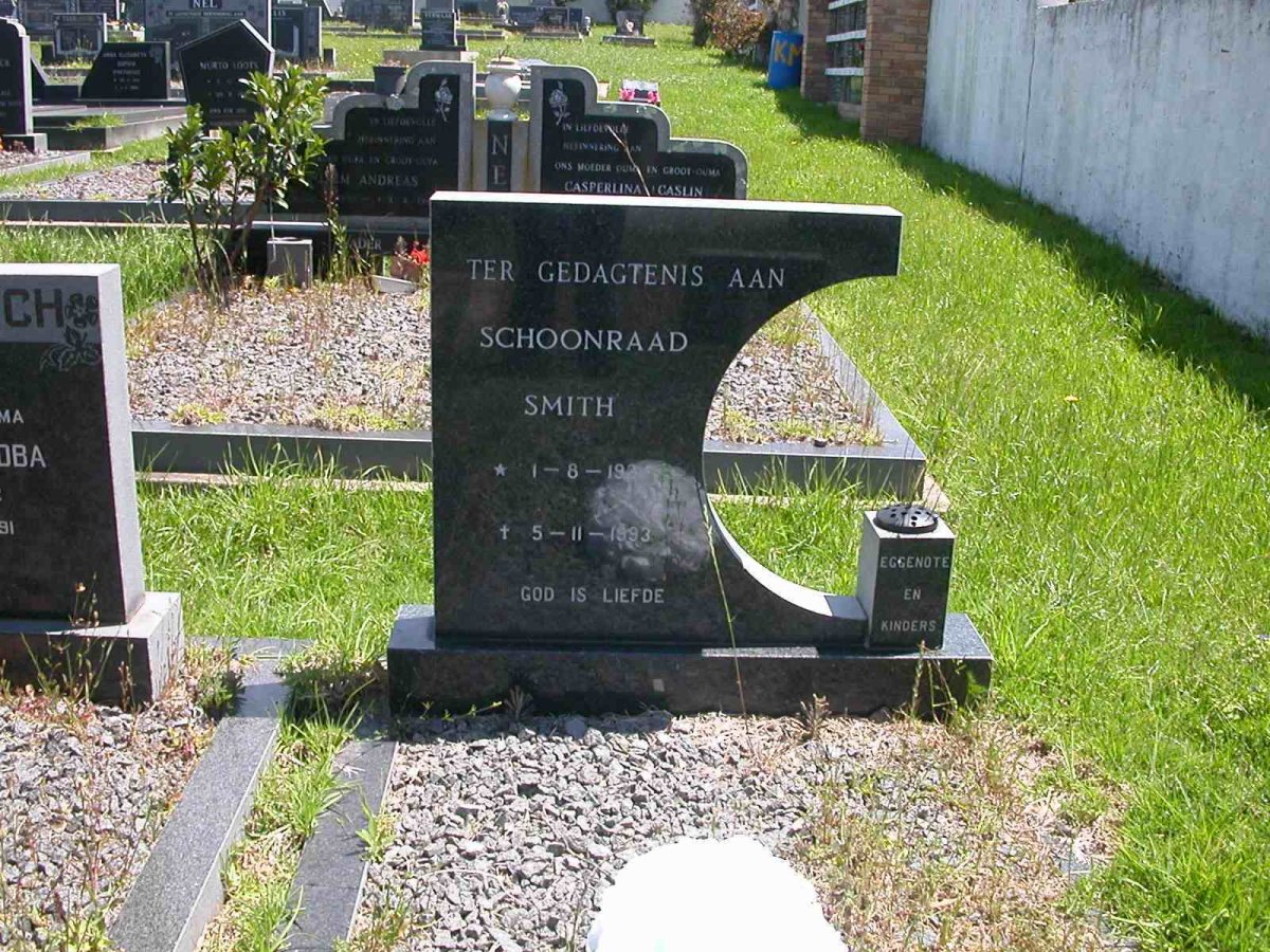 SMITH Schoonraad 1921-1993