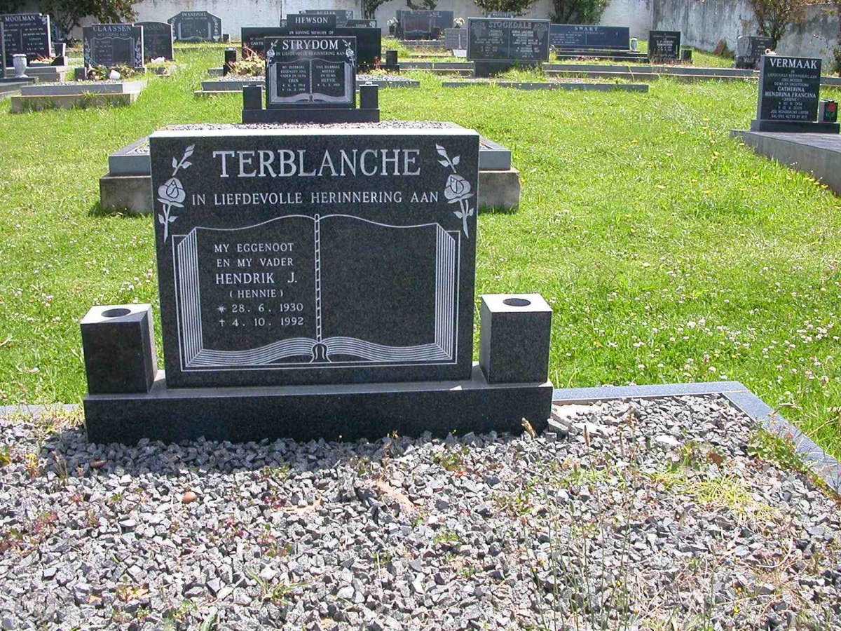 TERBLANCHE Hendrik J. 1930-1992