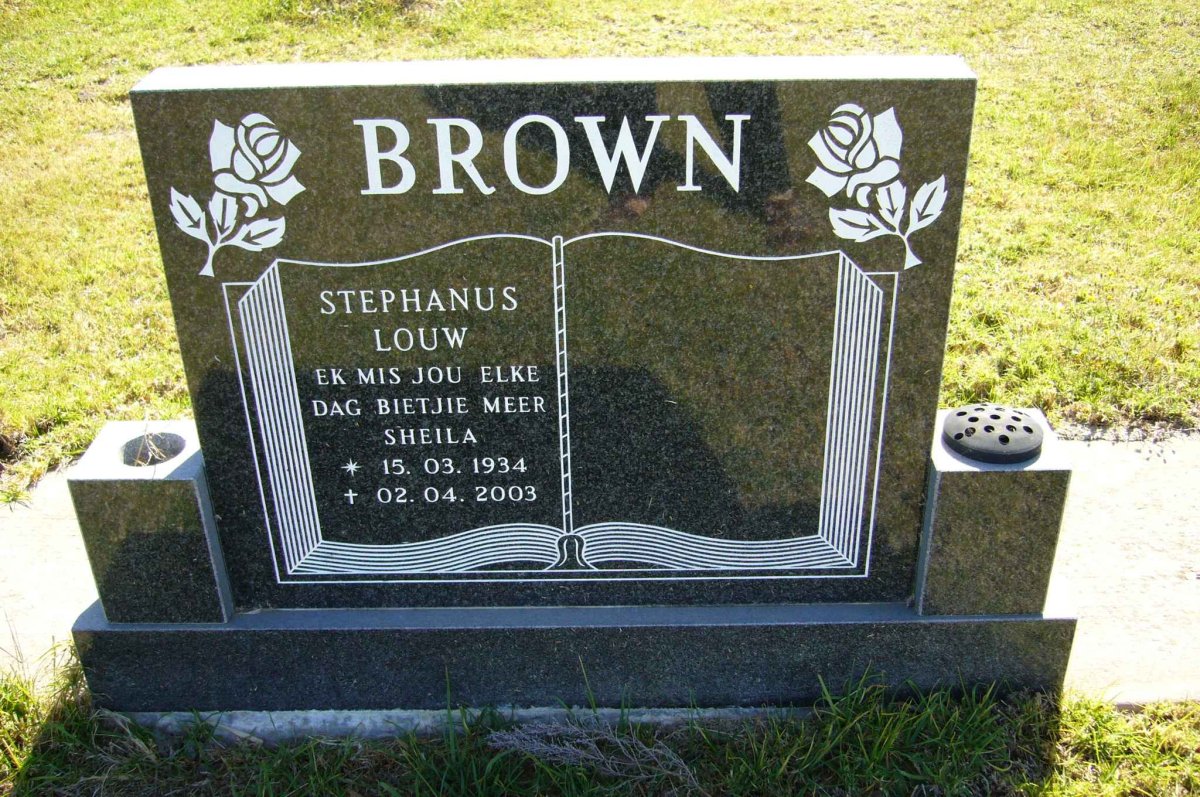 BROWN Stephanus Louw 1934-2003