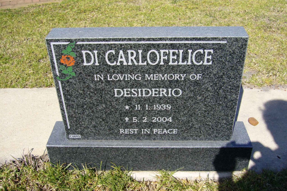 CARLOFELICE Desiderio, di 1939-2004