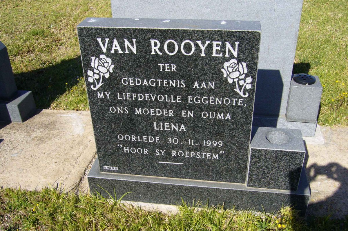 ROOYEN Liena, van -1999
